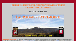 Desktop Screenshot of lauragais-patrimoine.fr